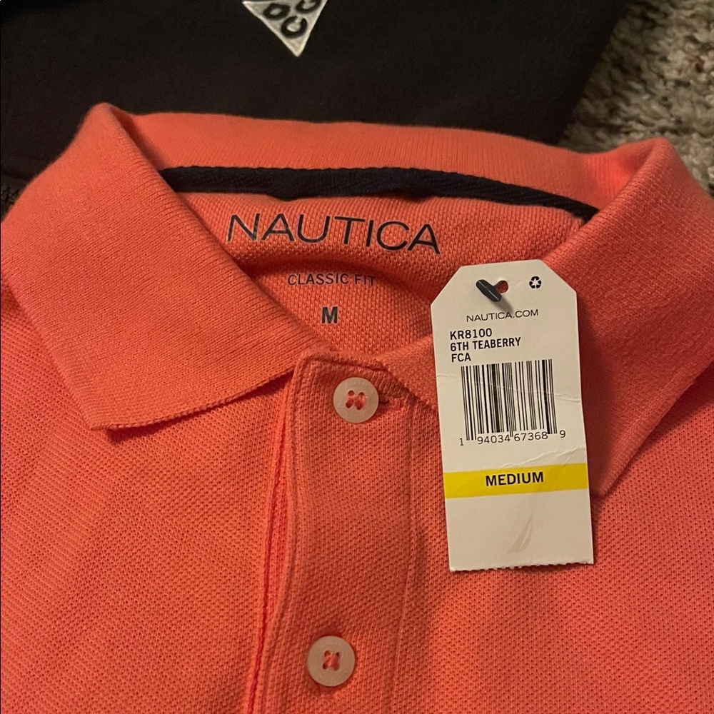 Nautica Men's Teaberry Polo Shirt